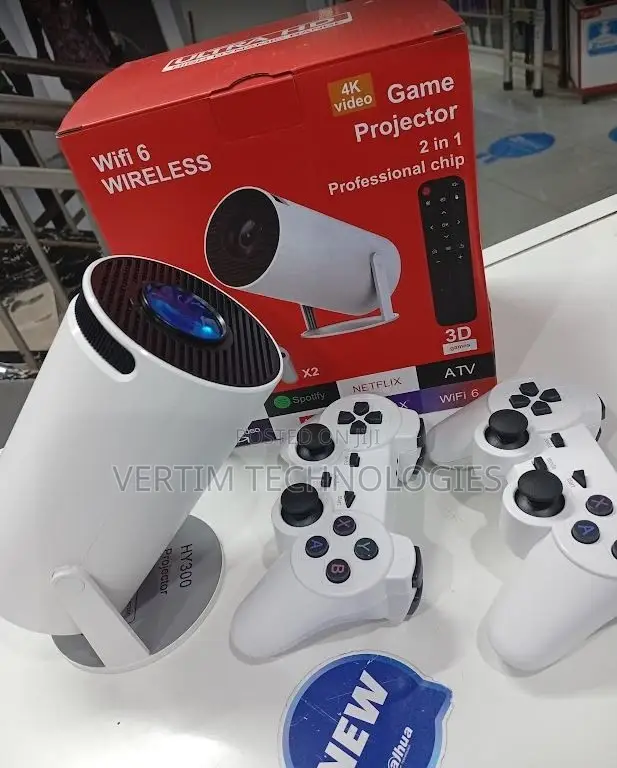 3d Game Projector 2 in 1 Hy300 Controller Gamepad Home Cinema