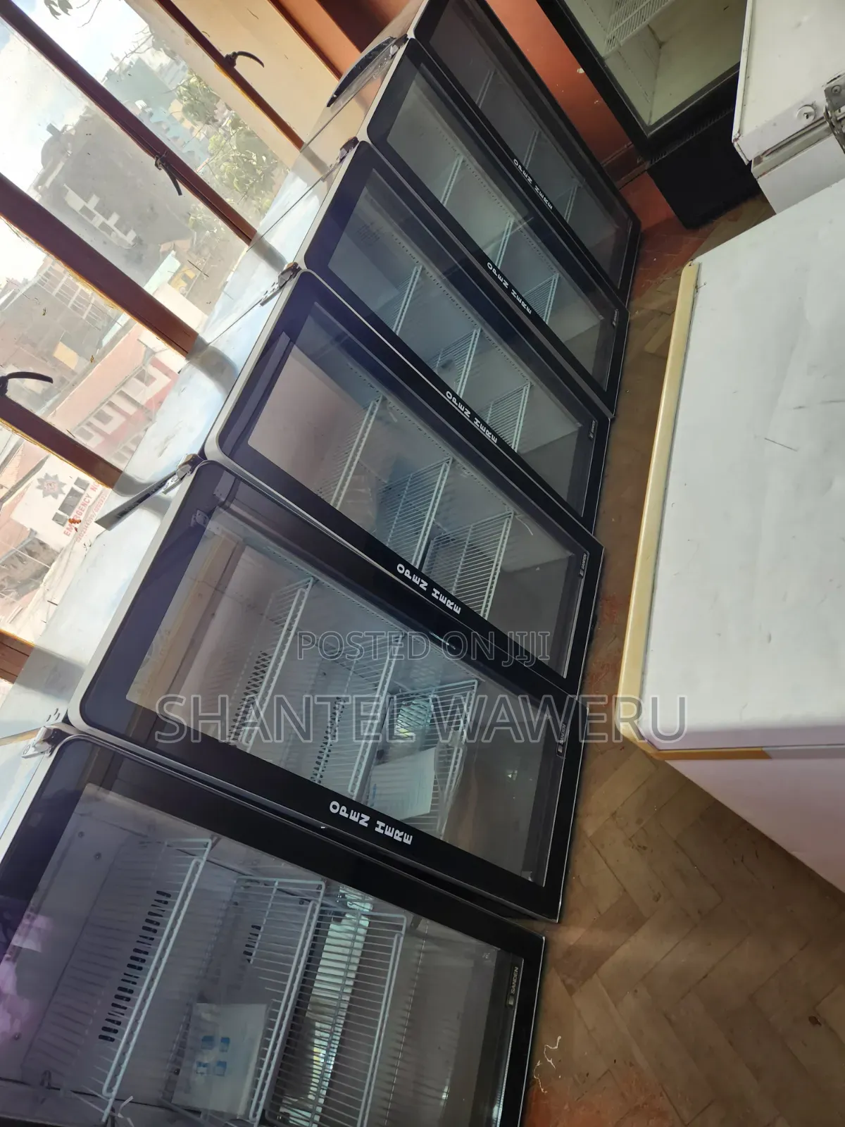 Restocked Power Saving Min Black 160litres Display Fridge