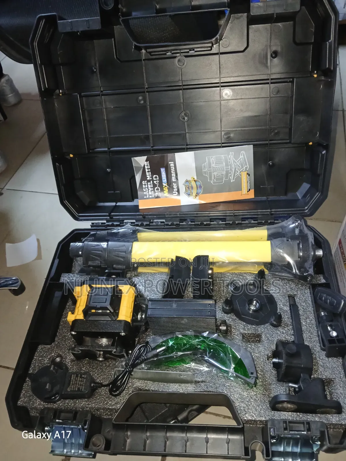 Self-Leveling Green Beam Laser Level Kit