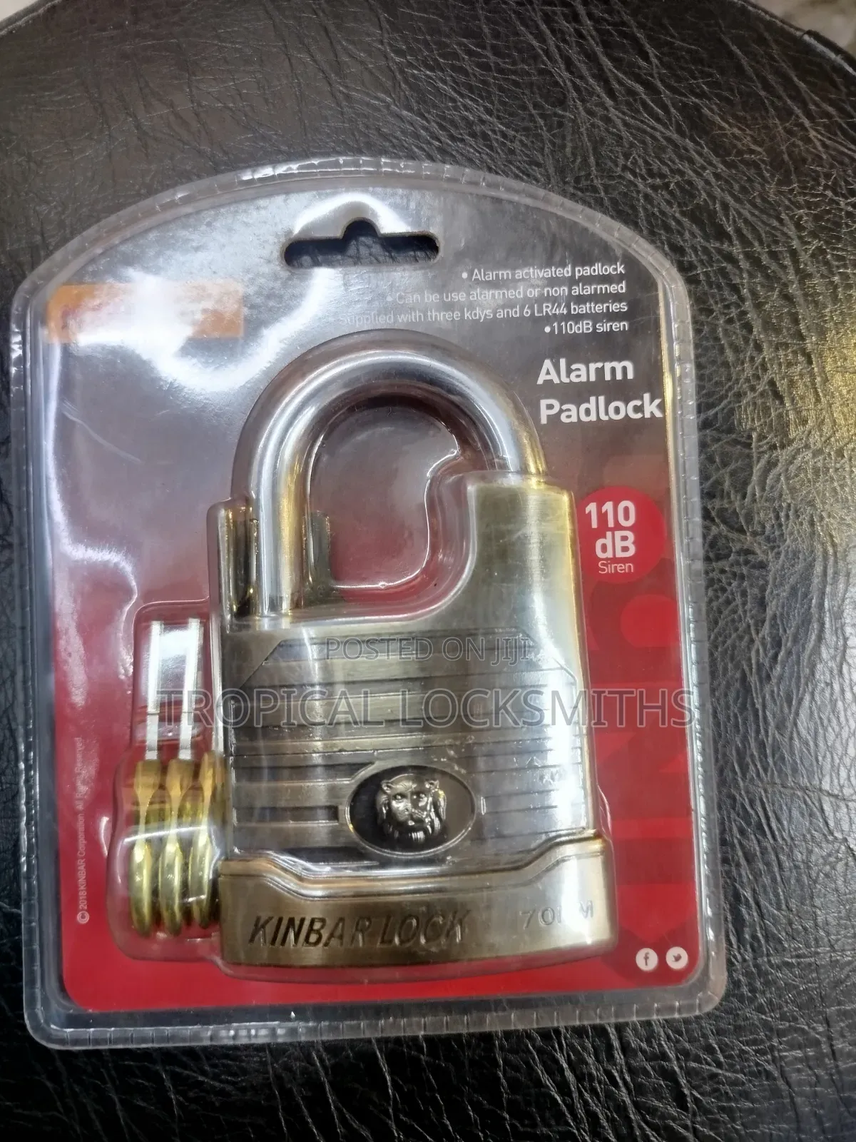 KINBAR Alarm Padlock 70mm