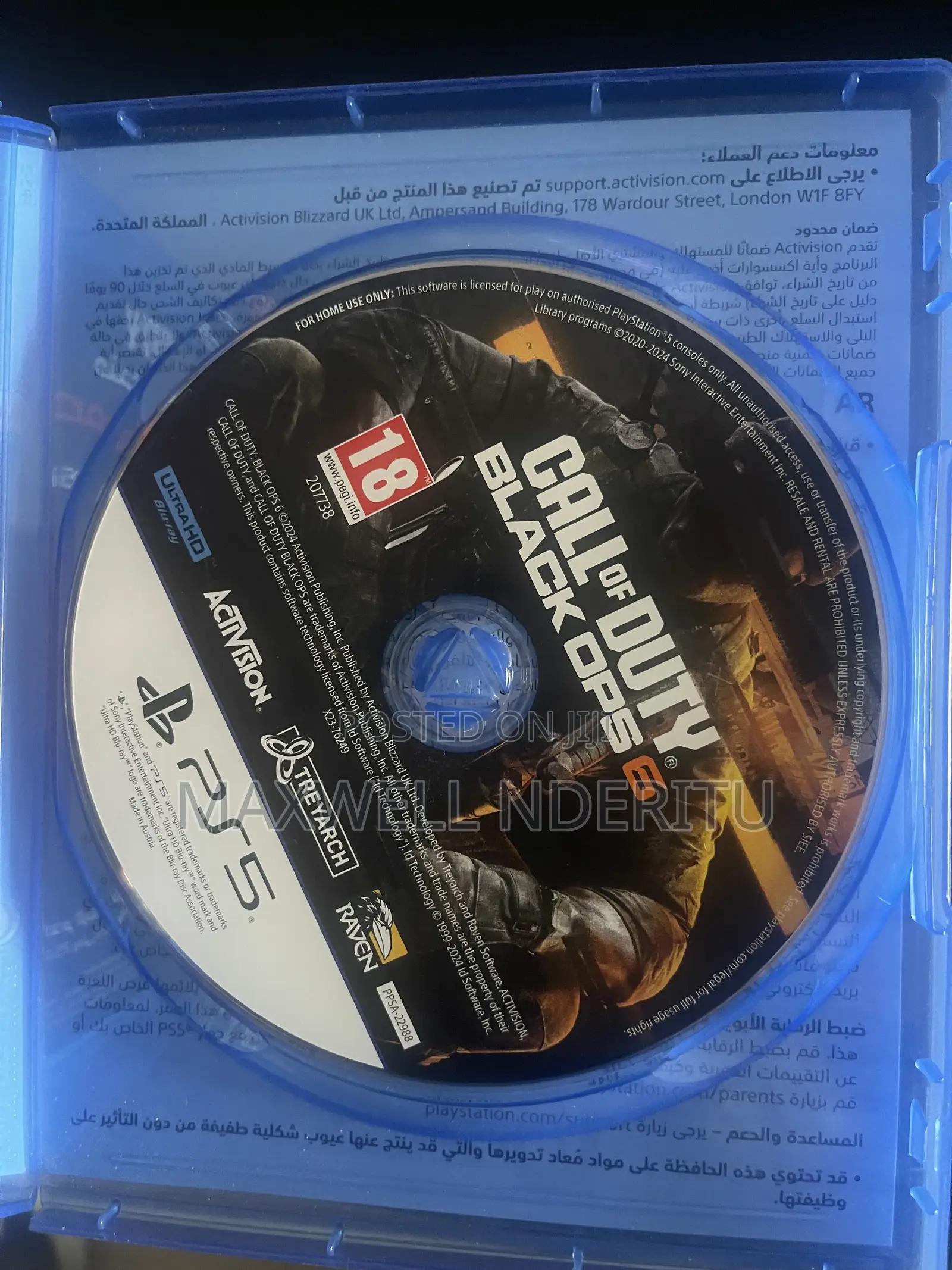 Ps5 Call of Duty Black Ops 6
