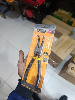 Bent Head Internal Circlip Plier Size 7"