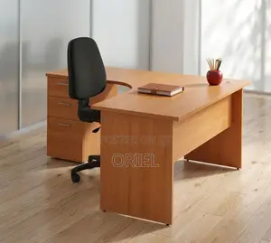 1.4M L-Shaped Study Desk With Drawers Student Study Corner Desk