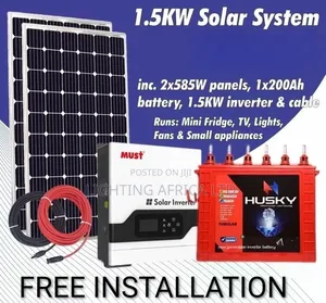Must 1.5kva Home Solar Offgrid Full Package Plus Free Installation