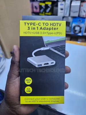 Type C to HDMI 3 in 1 Adapter