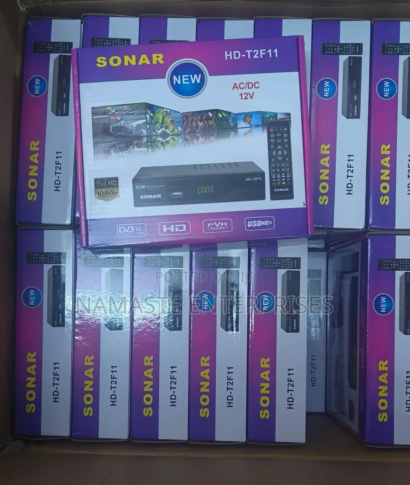 SONAR HD Digital Decoder AC/DC 12V - Free to Air DVB-T2 Full HD