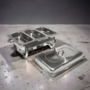 Heat Retaining Tray 11L Stainless Steel Triple Chafing Dish