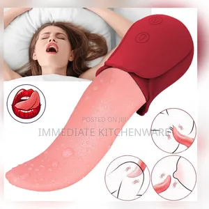 Rechargeable Rose Tongue Vibrator