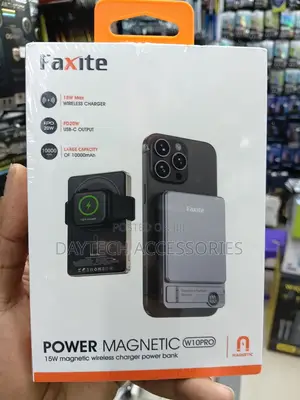 Faxite Magnetic Powerbank10000mAh - Grey