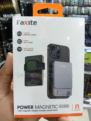 Faxite Magnetic Powerbank10000mAh - Grey