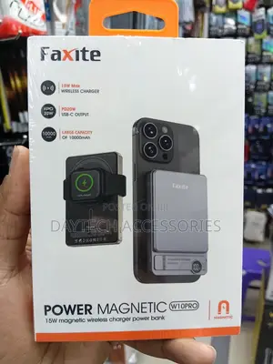 Faxite Magnetic Powerbank10000mAh - Grey