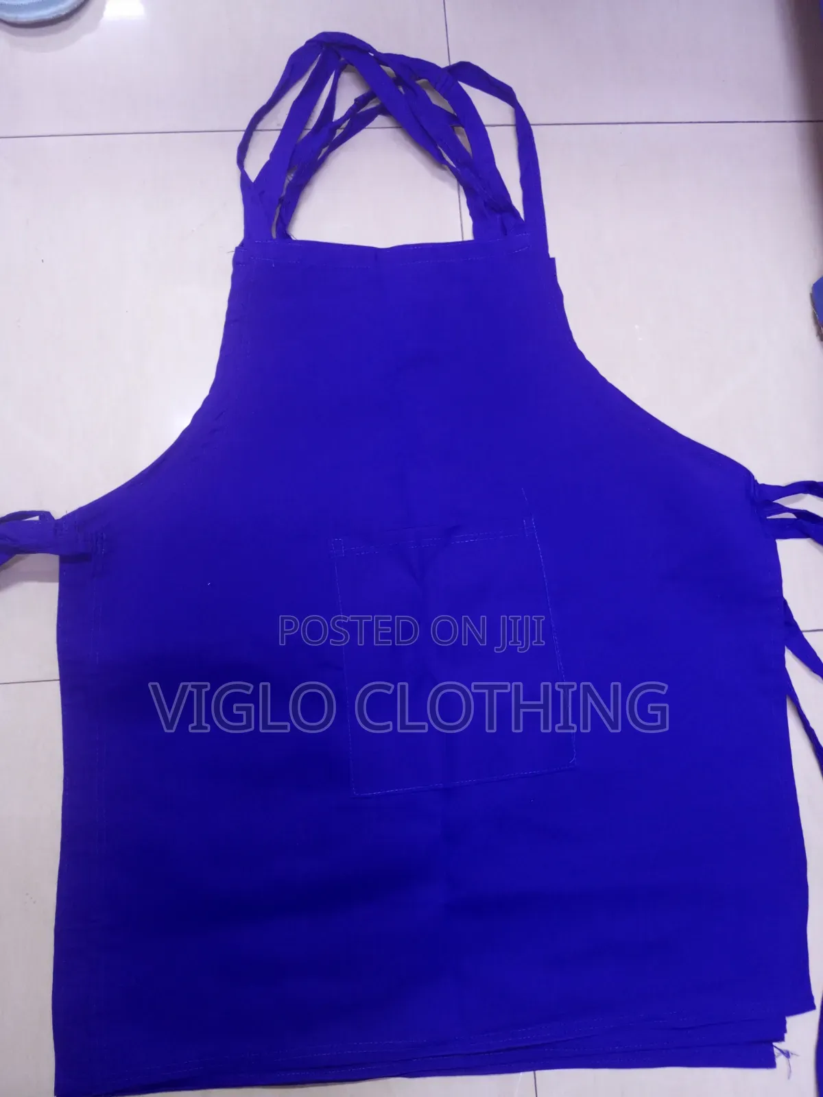 Royal Blue Cotton Aprons Available