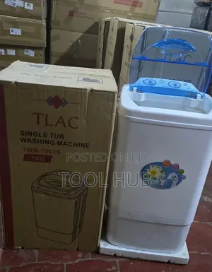 TLAC 7KG Single Tub Semi-Automatic Washing Machine (Model: TWM-7001S).