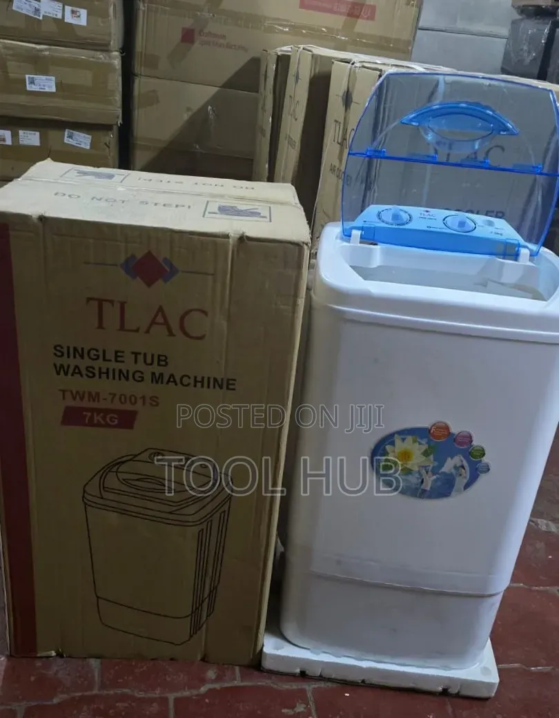 TLAC 7KG Single Tub Semi-Automatic Washing Machine (Model: TWM-7001S).