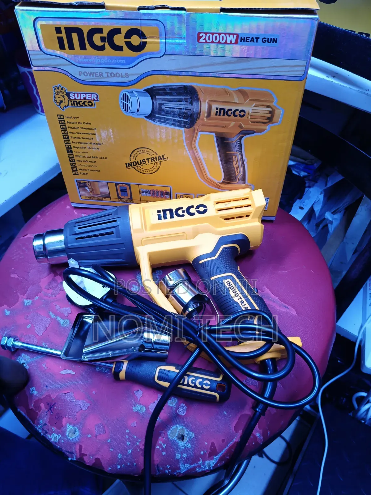 INGCO 2000W Heat Gun – Industrial Hot Air Gun