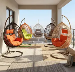 Swing Chair; Rattan Hammock Luxury Home Balcony Swing Chair