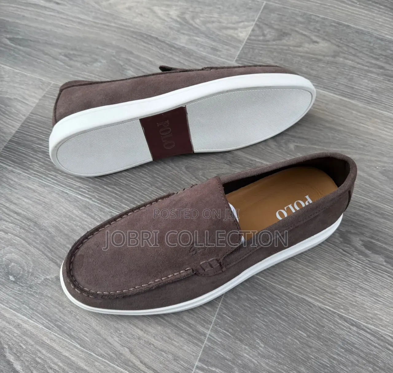 High Quality White Sole Polo Loafers