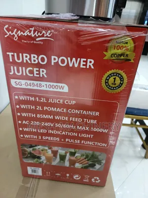 Signature SG- 04948 Turbo Power Juicer