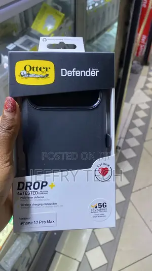 Black OtterBox Series Phone Case Packaged for the iPhone 17 Pro Max
