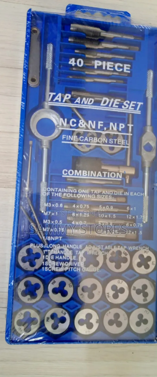 40PC Heavy-Duty Threading Rethreading Tool Kit