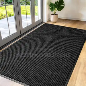 Premium Anti-Slip Door Mat 80x120cm – Red, Gray, Black