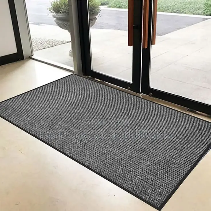 Premium Anti-Slip Door Mat 80x120cm – Red, Gray, Black