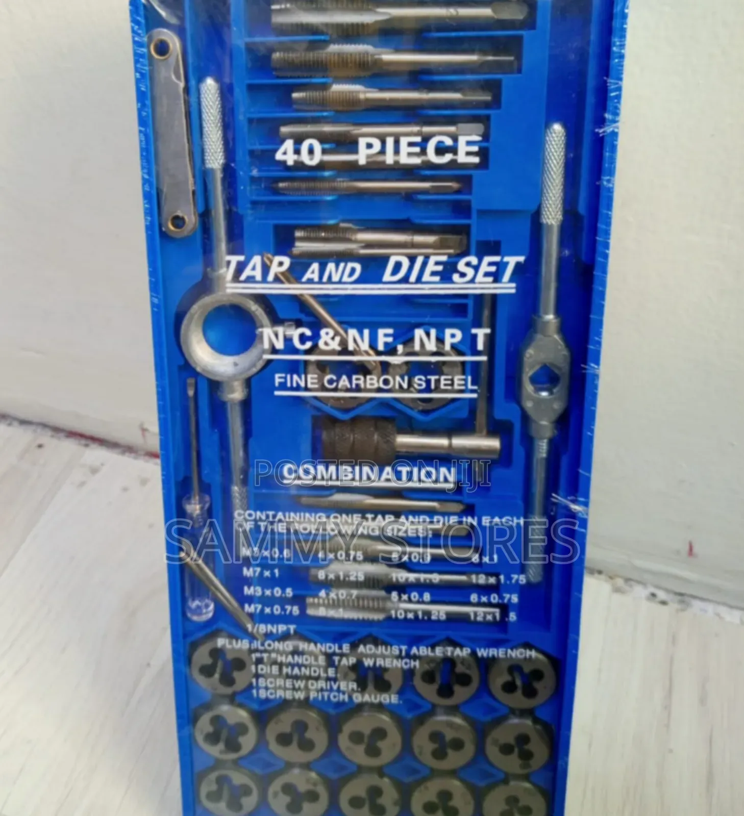 40-Piece Thread Repair Tool Set for Workshop Garage