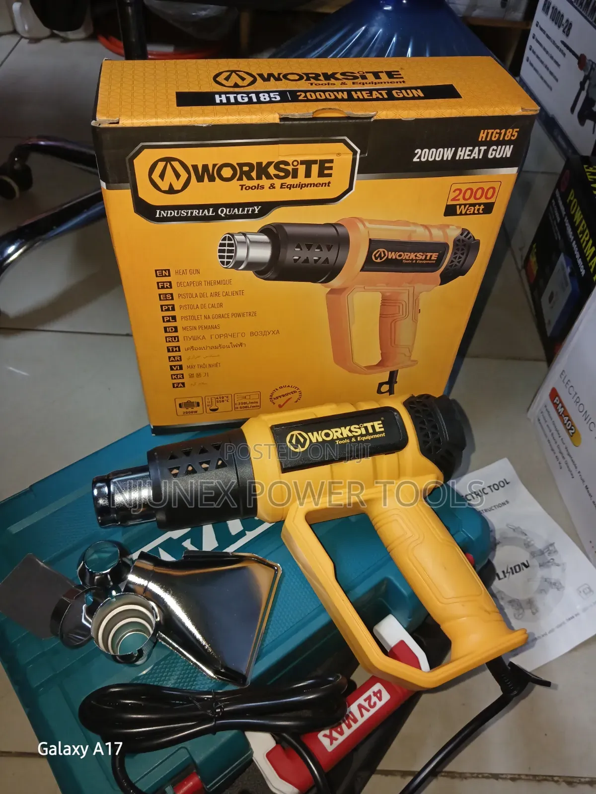 Worksite HTG185 2000W Industrial Heat Gun