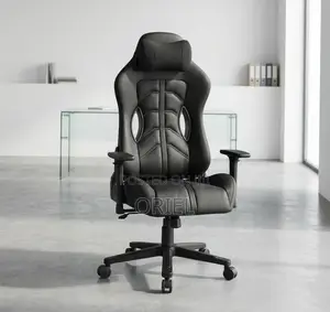 Executive Black Leather Office Gaming Chair : Swivel Gaming Chair