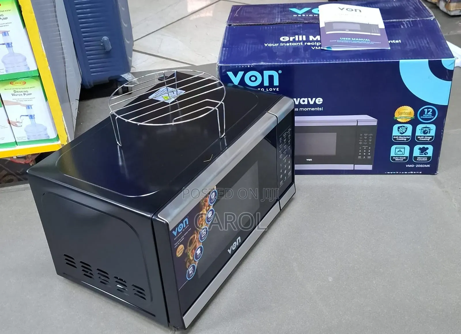  Von Digital With Grill Microwave Oven
20L Capacity