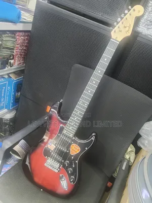 Red Wine Fender Solo Guitar