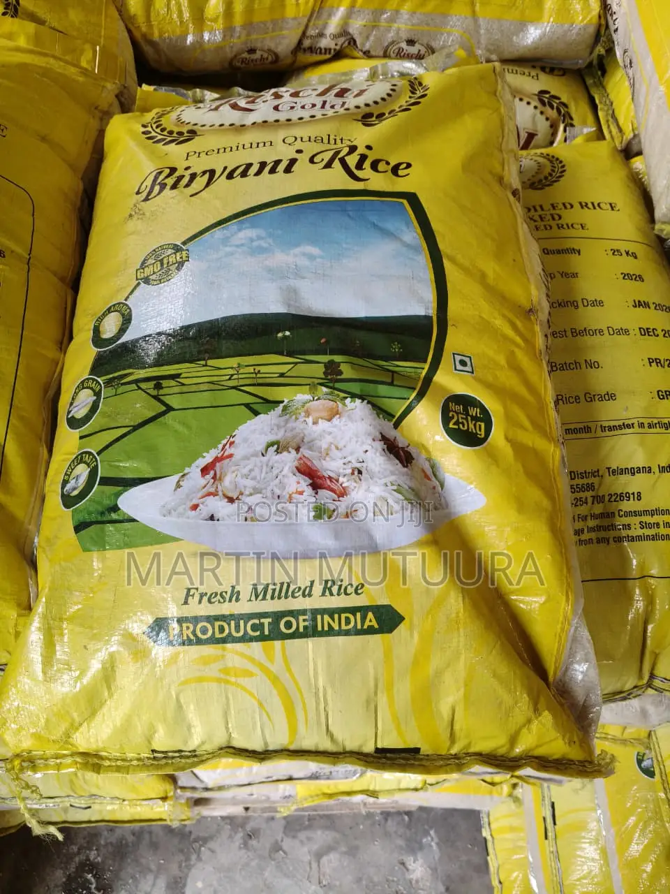 Indian Parboiled and White Rice