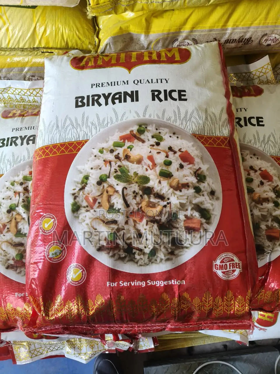 Indian Parboiled and White Rice
