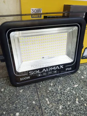 Solarmax LED Solar Floodlight 500W Bright Outdoor Compound Lighting