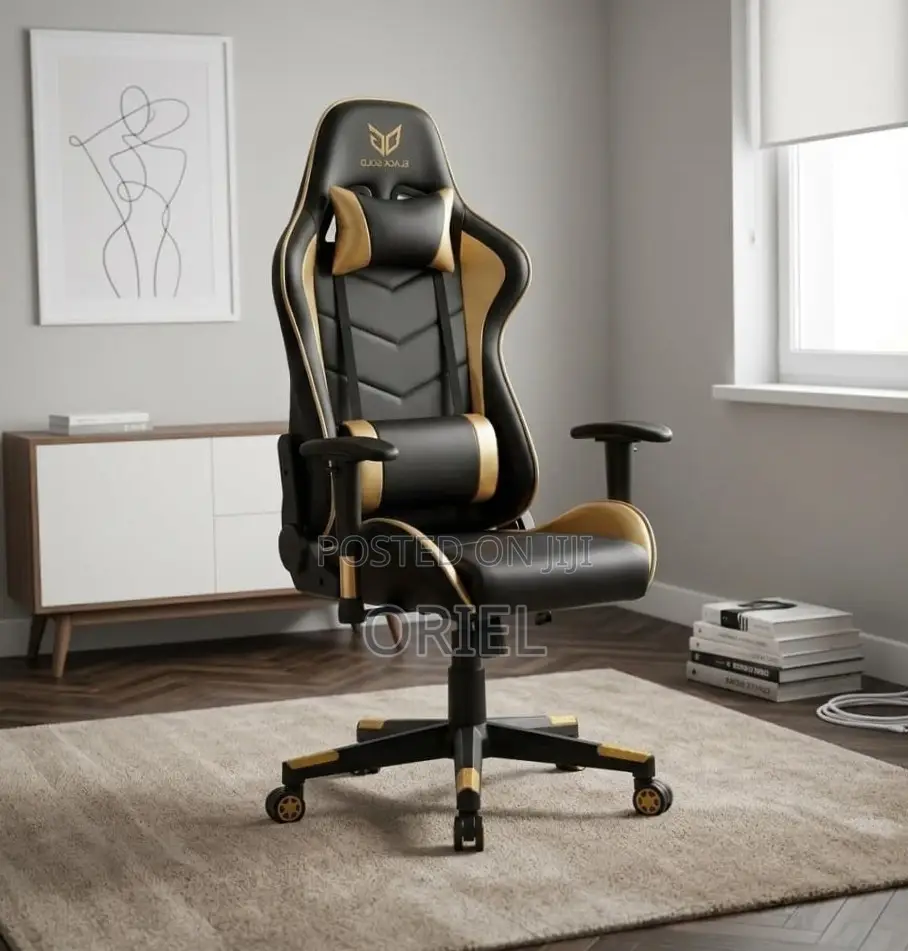 Adjustable Leather Gaming Chair : Leather Recliner Gamers Chair