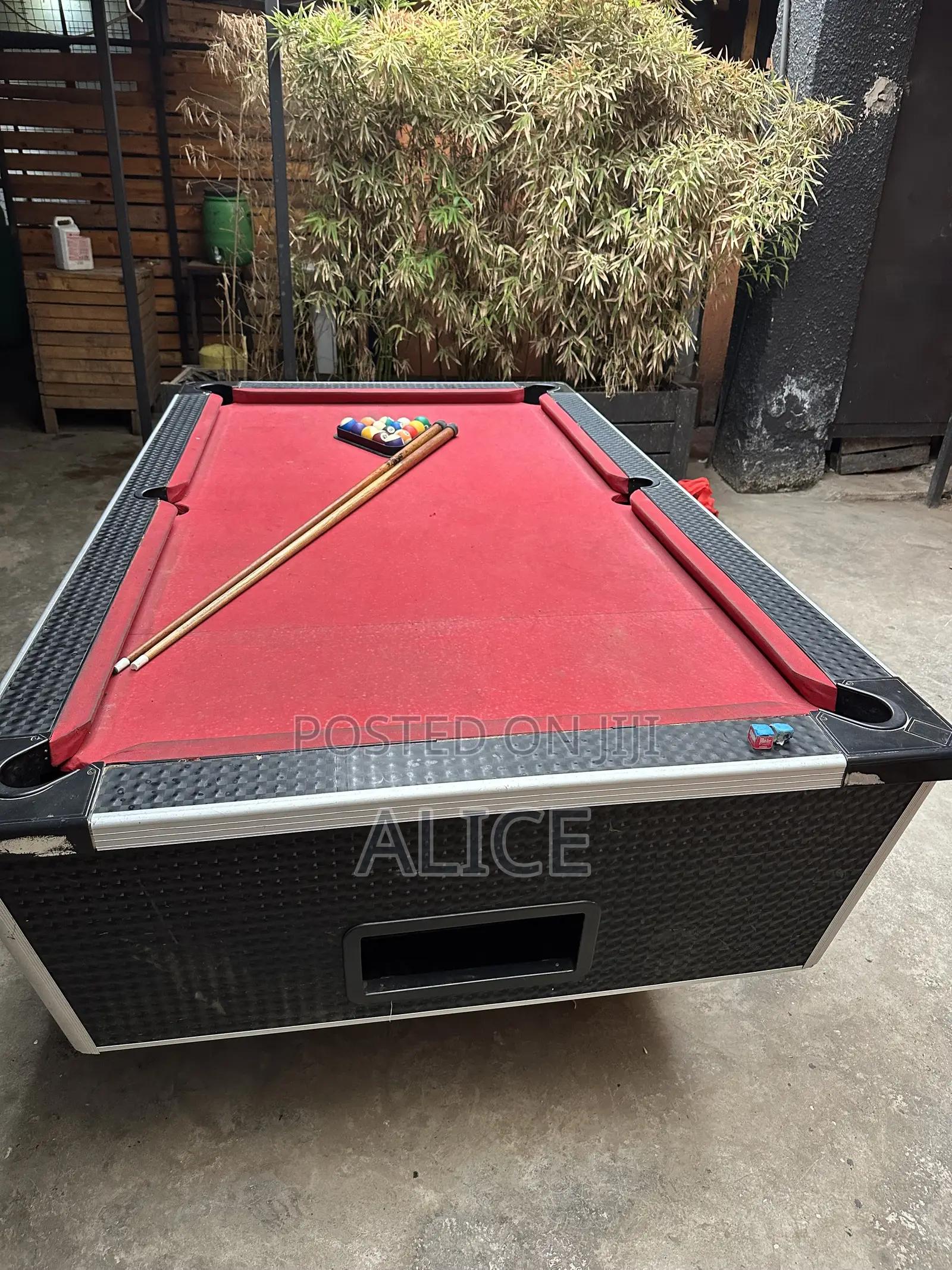 Commercial 7ft X 4ft Slate/Marble Top Pool Table With Full Accessories