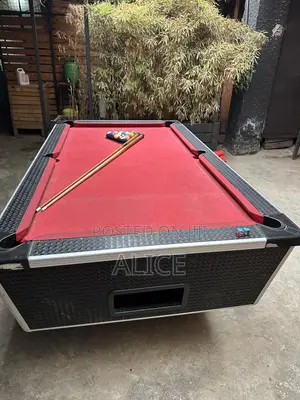 Commercial 7ft X 4ft Slate/Marble Top Pool Table With Full Accessories