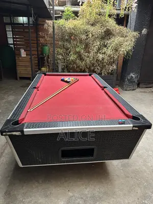 Commercial 7ft X 4ft Slate/Marble Top Pool Table With Full Accessories