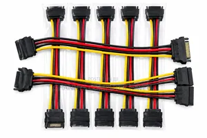 SATA Power Splitter Cable 1 to 2 SATA PowerConnector–HDD/SSD Extension