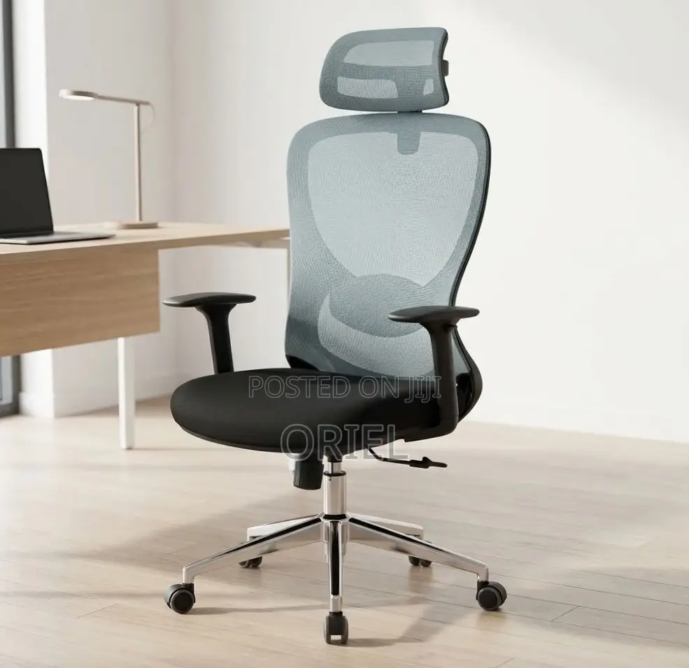 Office Chair : Blue Back Ergonomic Office Staff Chair