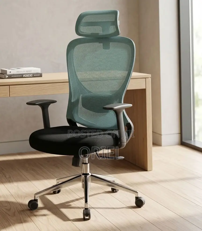 Office Chair : Blue Back Ergonomic Office Staff Chair