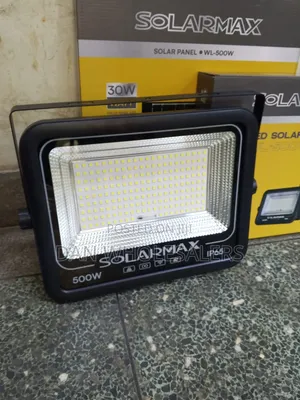 Solarmax LED Solar Floodlight High Brightness 30 Watt Panel Included