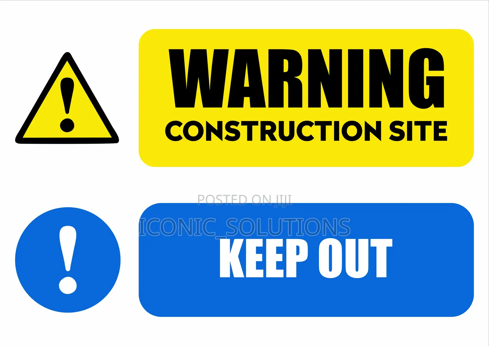 Site/Safety/Construction Stickers