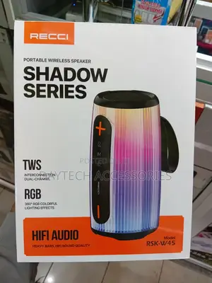 Recci RSK-W45 Shadow Portable Wireless Speaker.