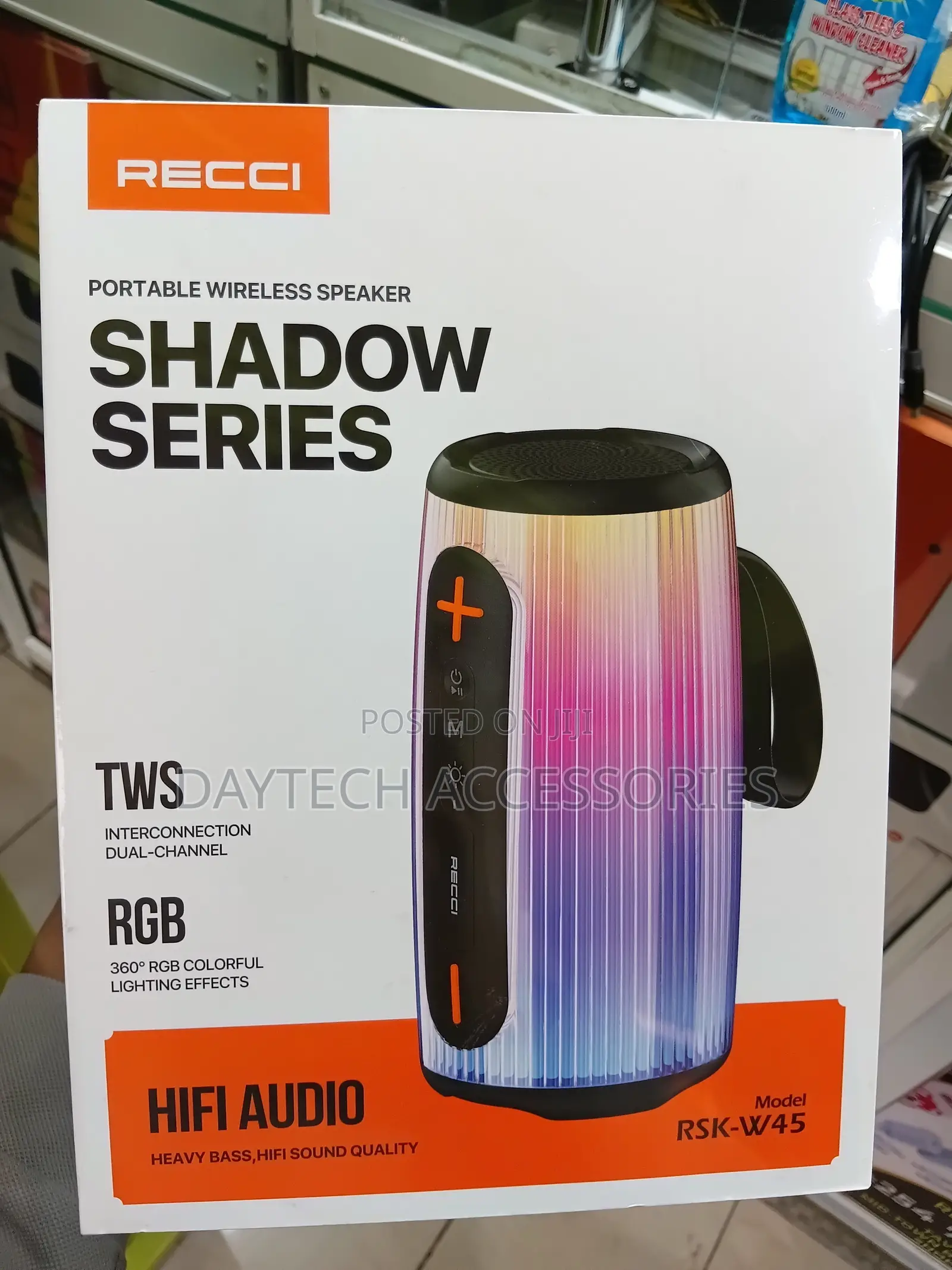 Recci RSK-W45 Shadow Portable Wireless Speaker.
