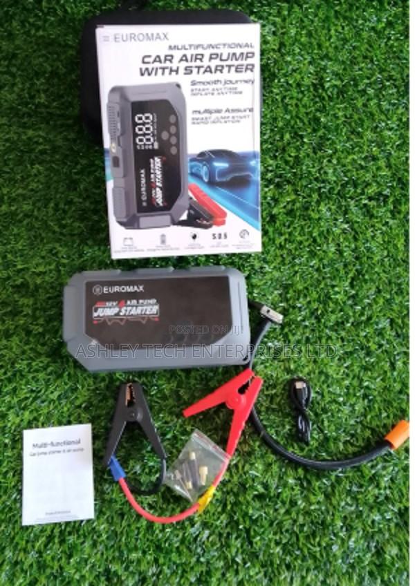 Advanced EUROMAX Car Jump Starter Air Compressor