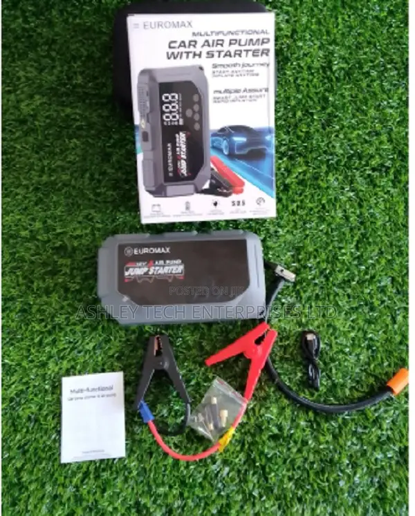 Advanced EUROMAX Car Jump Starter Air Compressor