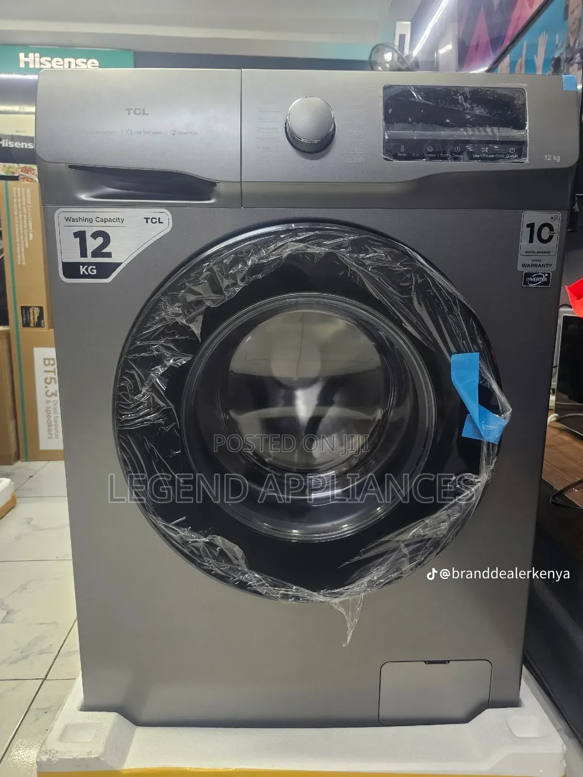 TCL P612FLG 12Kg Front Load Washing Machine