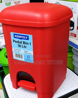 Kenpoly 18L Pedal Bin for Office, Home