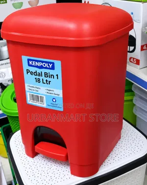 Kenpoly Pedal Bin With Inner Bucket- 18 Litres